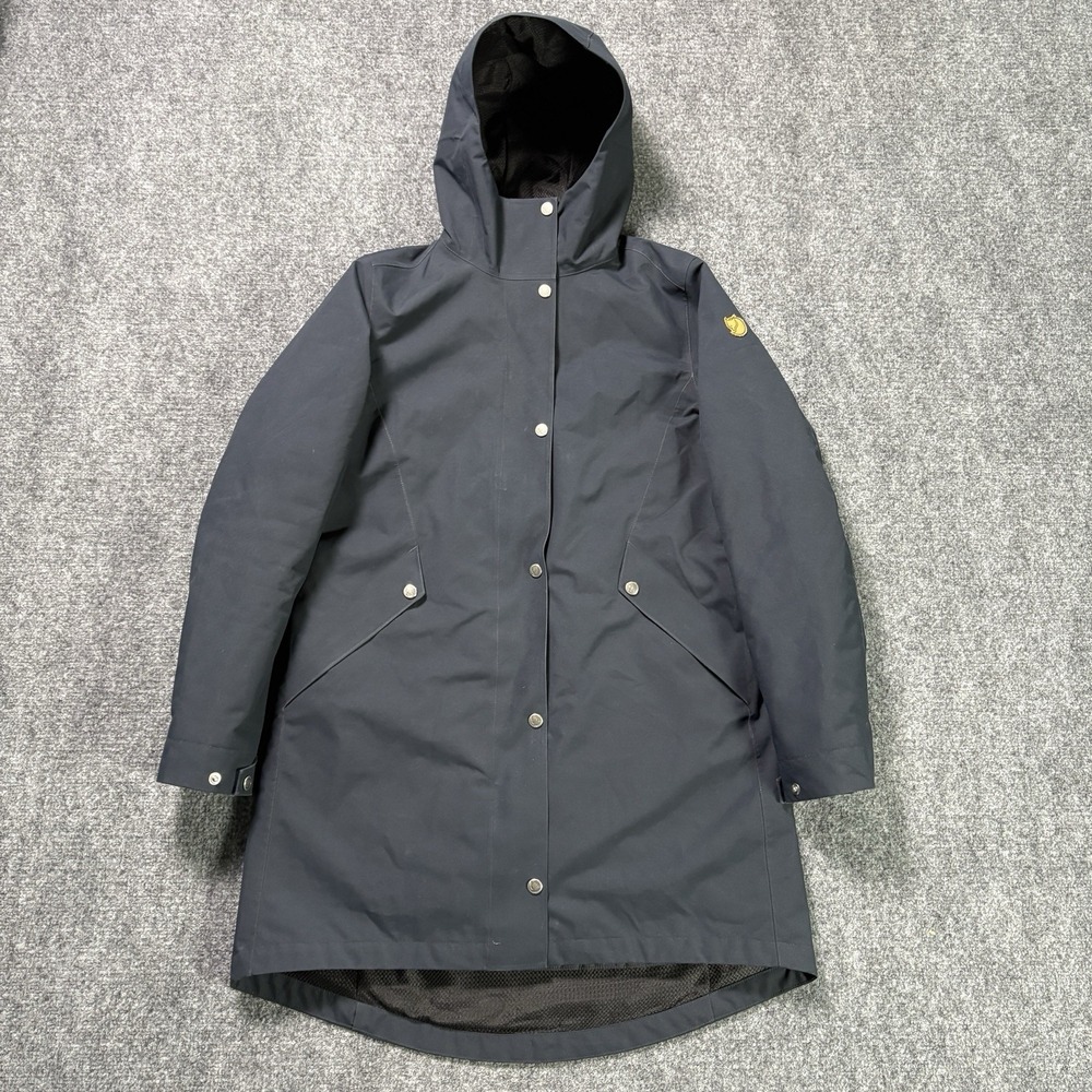Fjallraven Visby 3 in 1 Jacket Women's Small Gray Full Zip Insulated Parka Hood